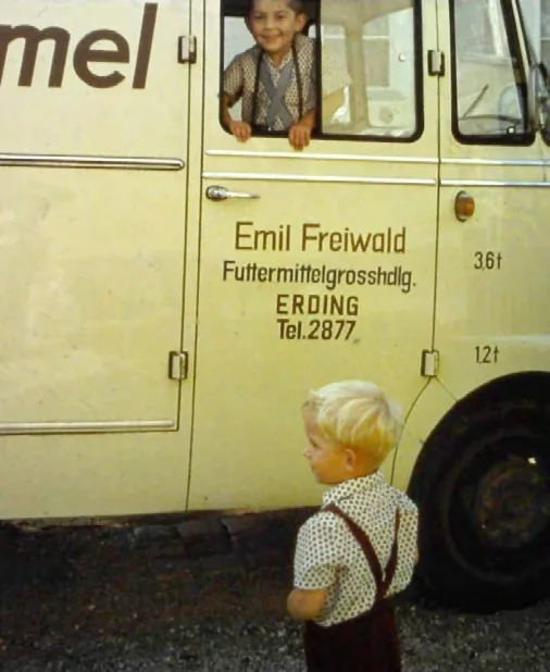 Historische Aufnahme der Familie Freiwald